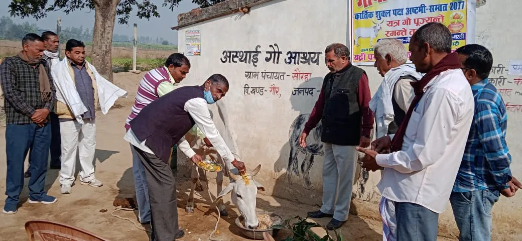 गौशालाओं पर संपन्न हुआ गोपाष्टमी उत्सव कार्यक्रम